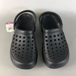 Joybees Unisex’s Comfortable Black Clogs Size 10Women-Size 8Men